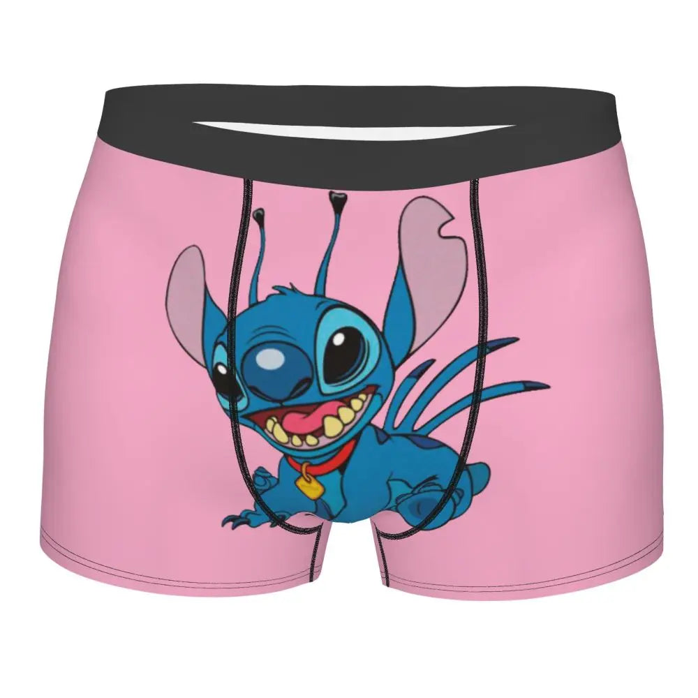 Quần Sịp Nam Lilo Stitch Thoải Mái Phong Cách Anime