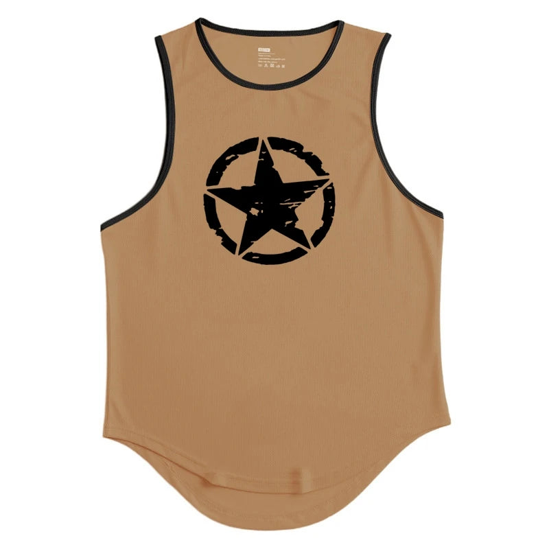 Áo Thun Nam Thể Thao Nhanh Khô Tập Gym Không Tay