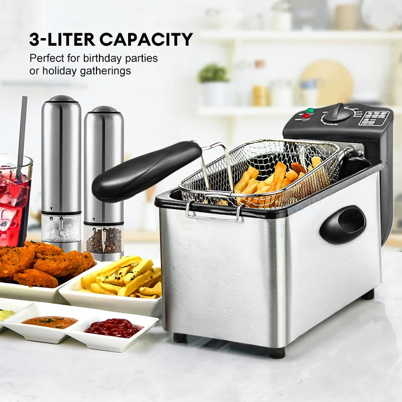 2000W Multi-Function Fryer - Crispy and Delicious Every Minute