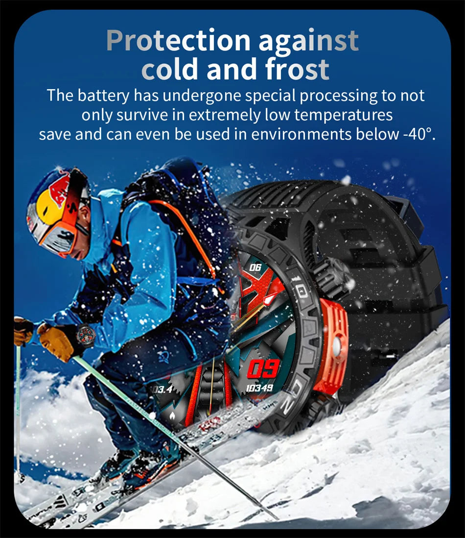 Đồng Hồ Thông Minh Nam LED, Định Vị, Chống Nước IP68