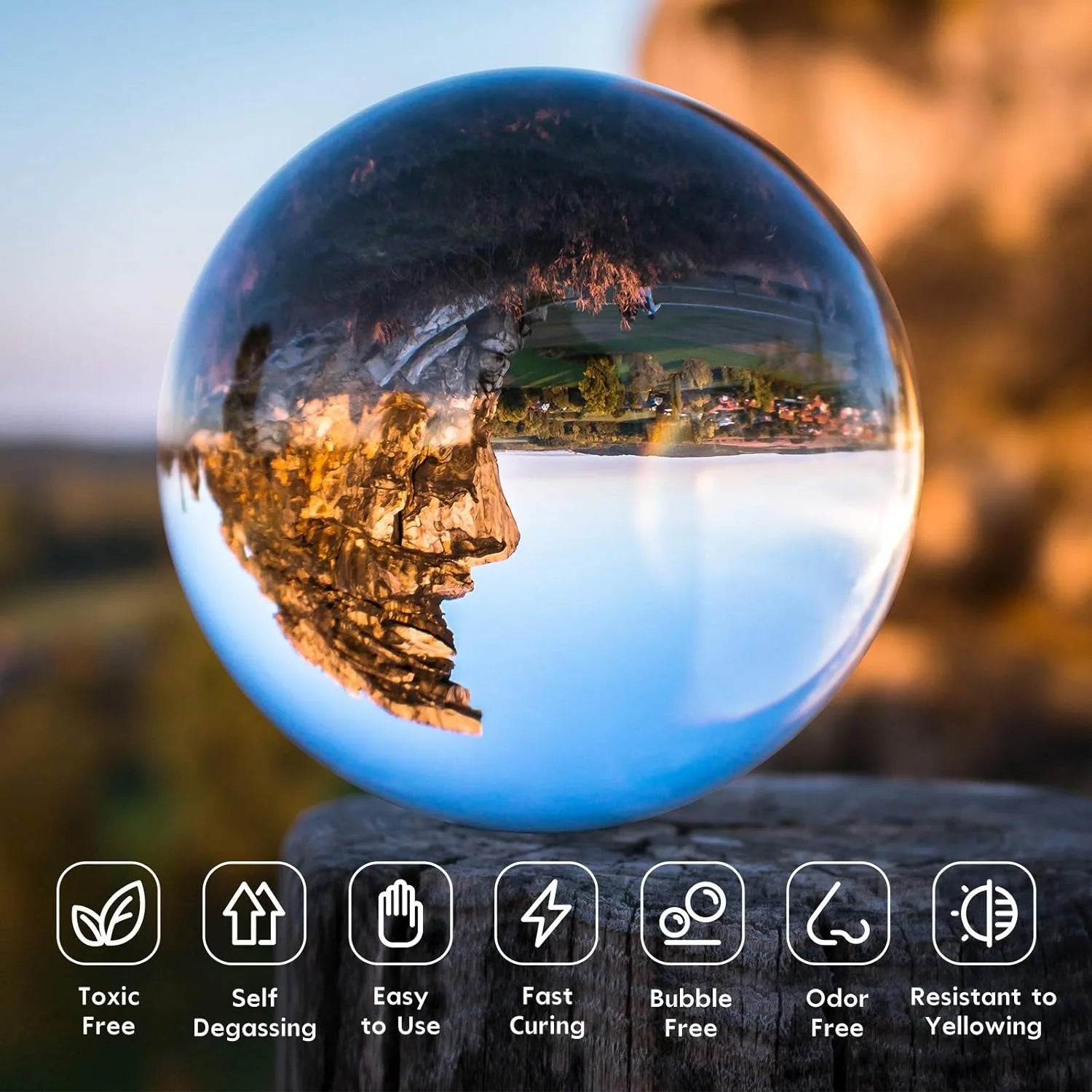 Nhựa resin UV trong suốt 300g cao cấp làm trang sức