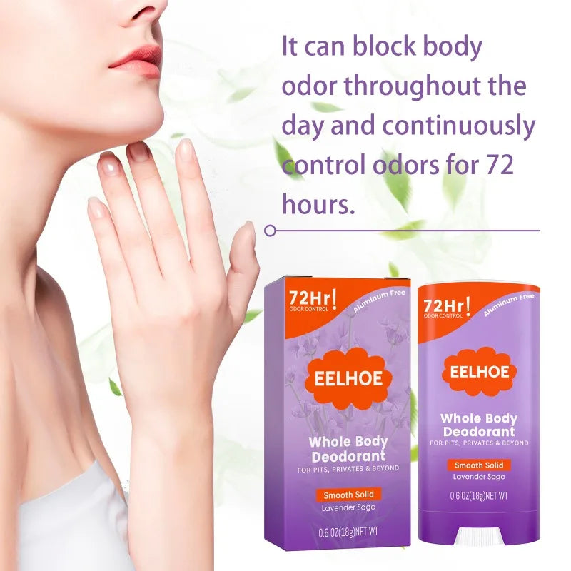 72h Body Deodorant - Long-lasting antiperspirant wax