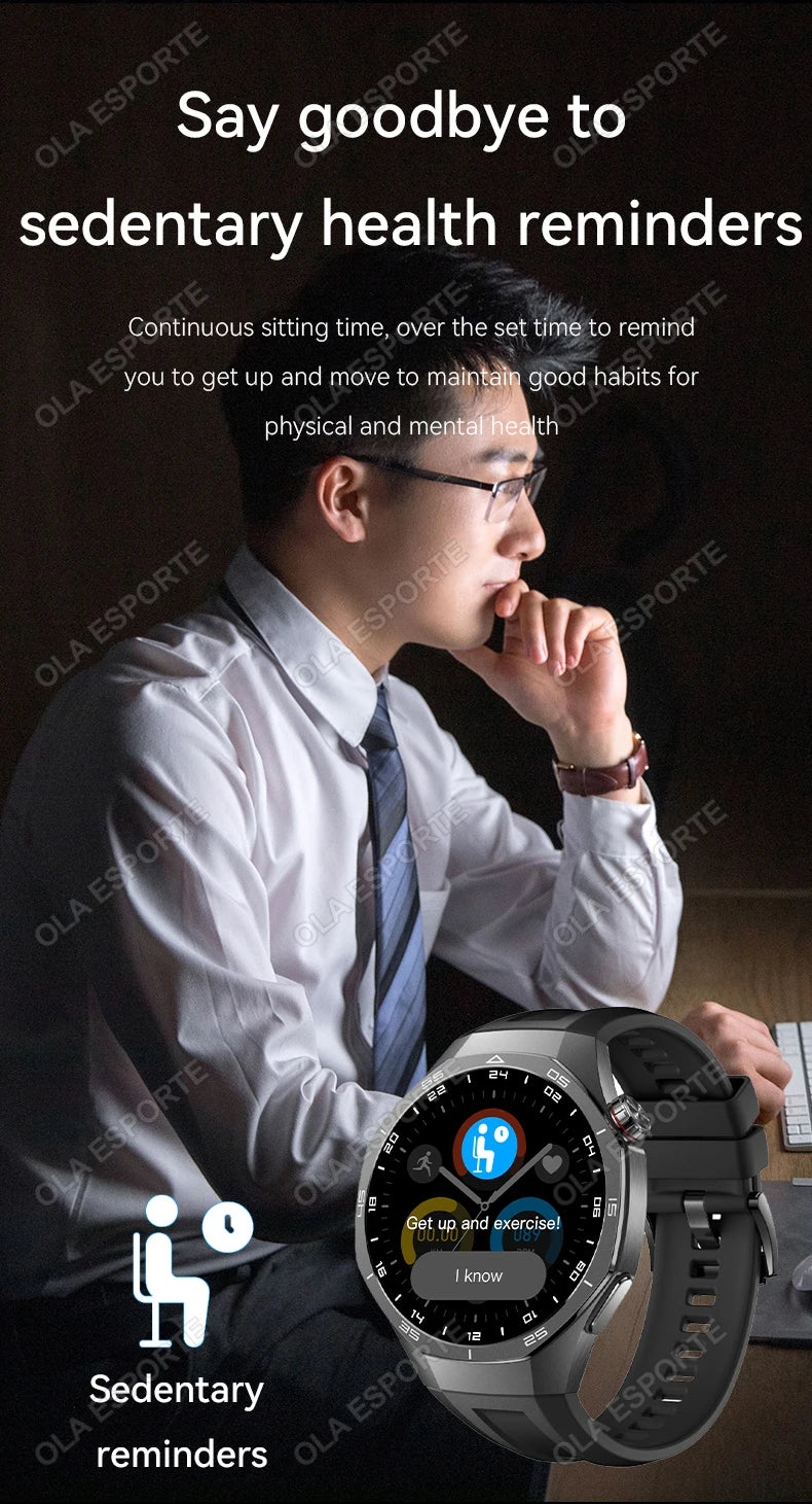 Đồng Hồ Thông Minh 2025 Nam Watch Pro AMOLED GPS NFC