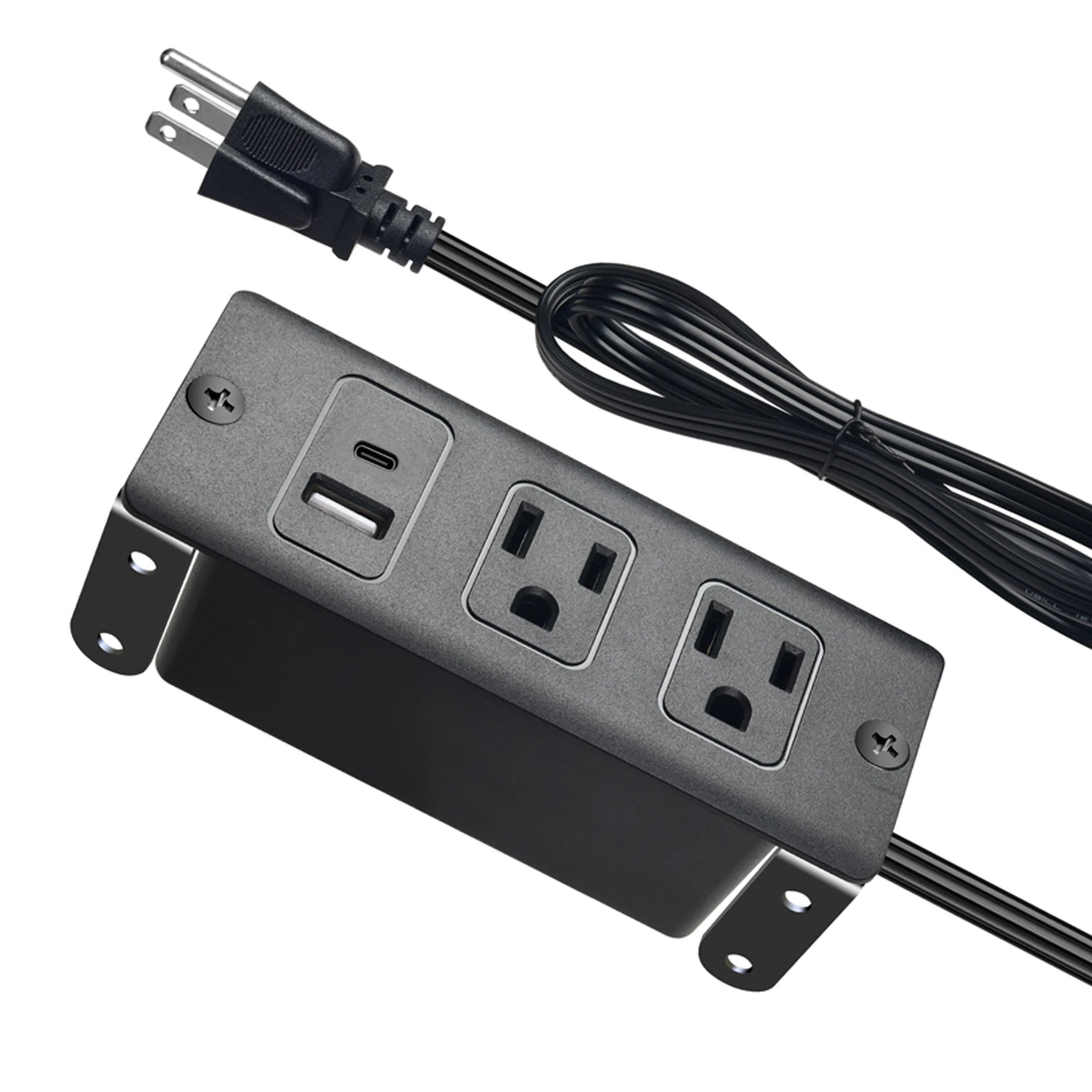 Ổ Cắm Chìm Góc L Type C Cho Bàn & Đồ Nội Thất Mỹ - Daisan Mart