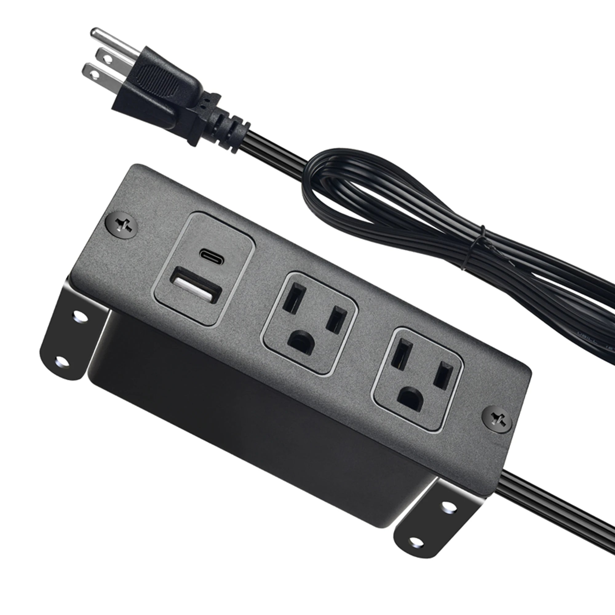 Ổ Cắm Chìm Góc L Type C Cho Bàn & Đồ Nội Thất Mỹ - Daisan Mart