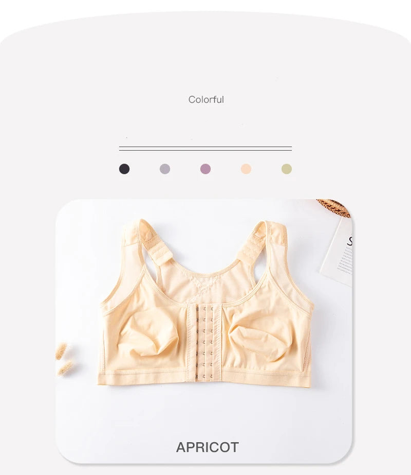 Women's Sexy Bra Without Wire Front Closure Large Size