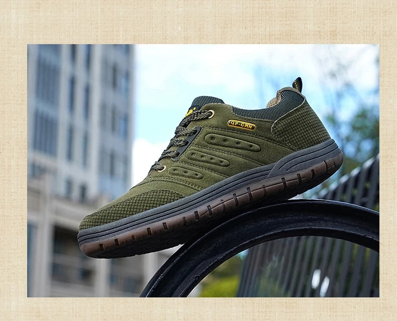 Giày Trượt Ván Nam Thu Retro Da Lộn Jeans Thời Trang