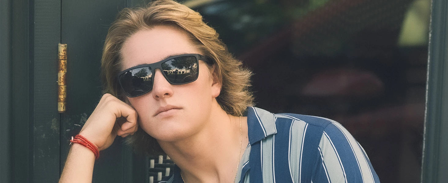 Kính Mát ZENOTTIC Vuông Cổ Điển Chống Tia UV Siêu Nhẹ