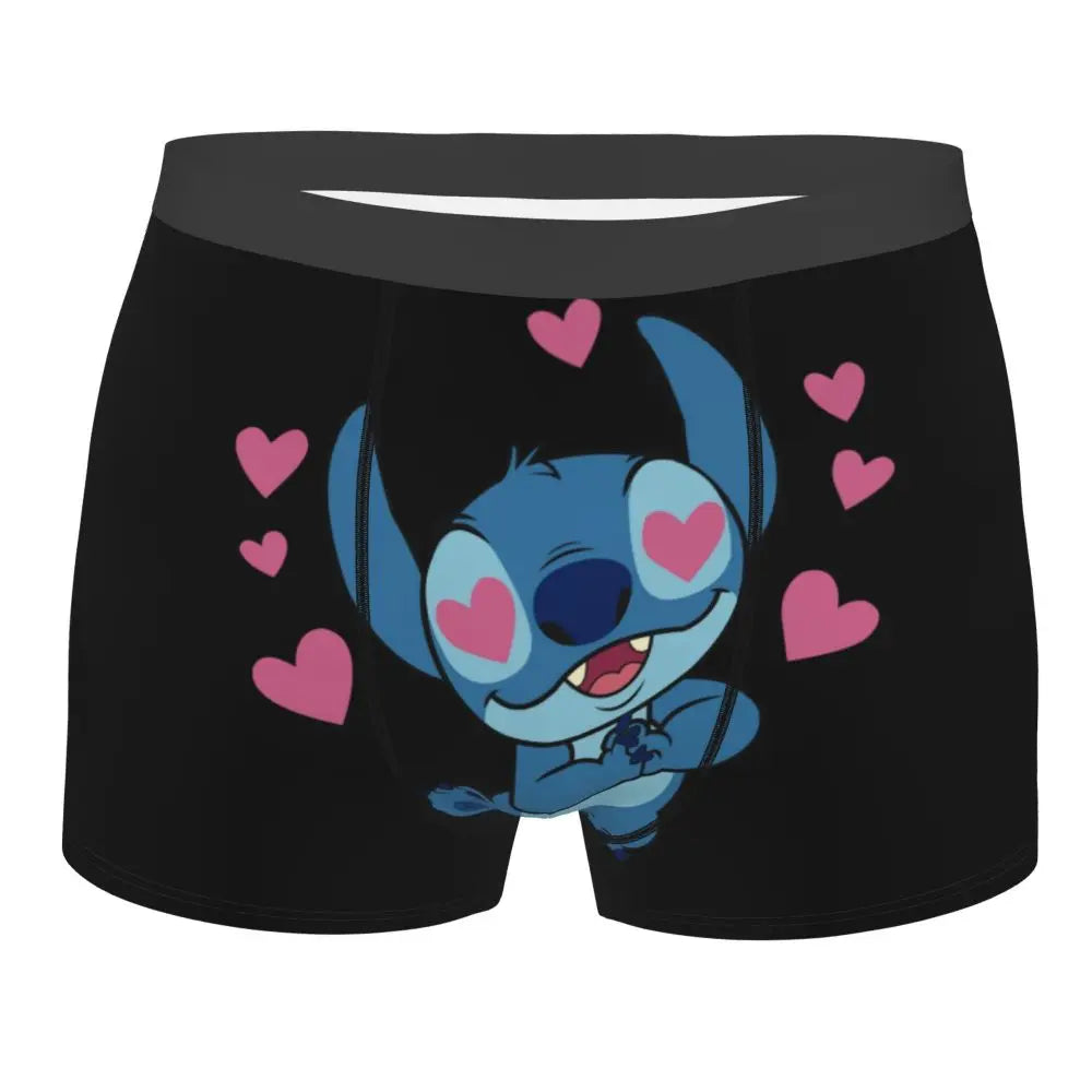 Quần Sịp Nam Lilo Stitch Thoải Mái Phong Cách Anime