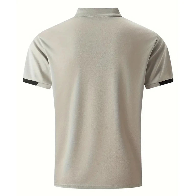 Áo Polo Nam Xuân Hè Thời Trang Cổ Đứng In Logo - Daisan Mart
