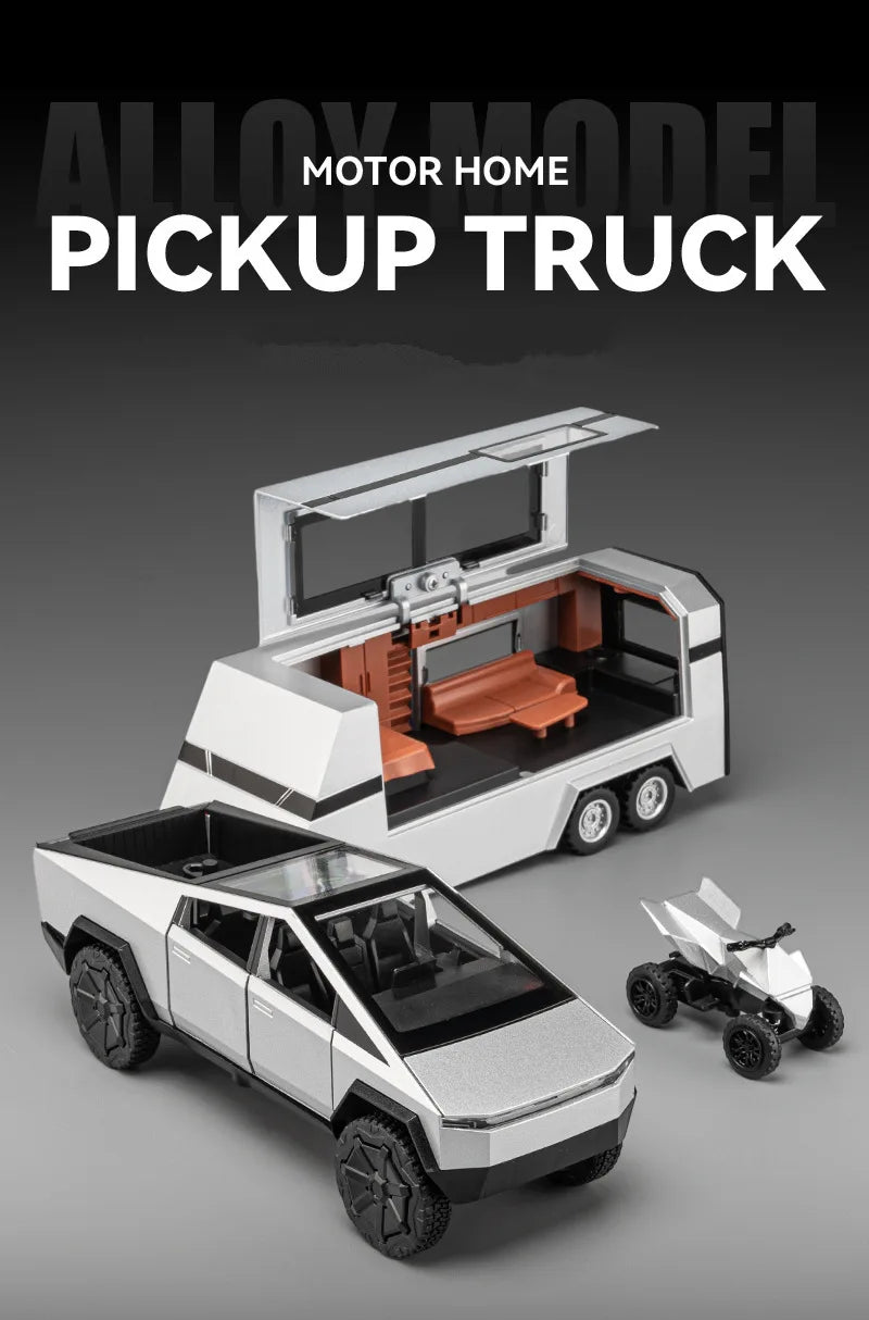 Xe Tải Địa Hình Cyber Hợp Kim Có Âm Thanh & Ánh Sáng