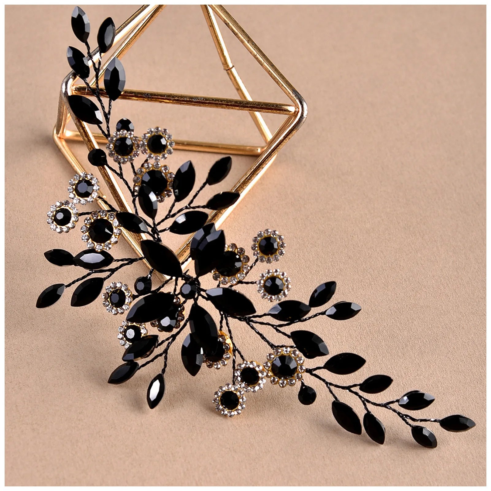 Mái Tóc Xinh - Kẹp Tóc Đá Quý Sắc Màu Retro cho Nàng