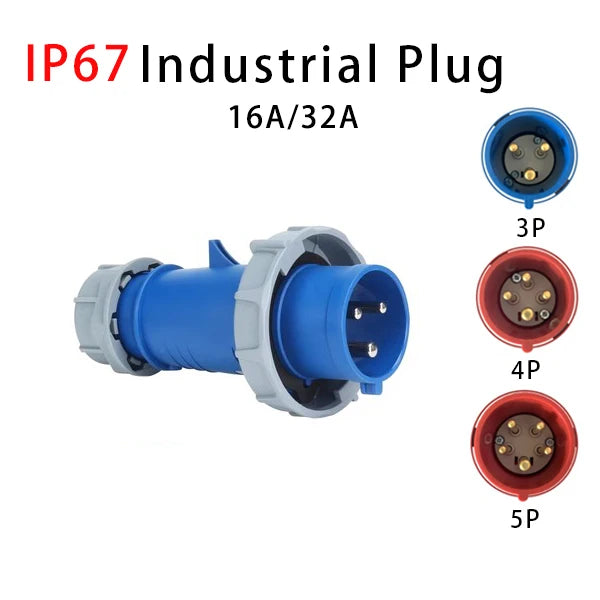 Đầu Nối Công Nghiệp Chống Nước IP67 - Nylon Chịu Nhiệt - Daisan Mart