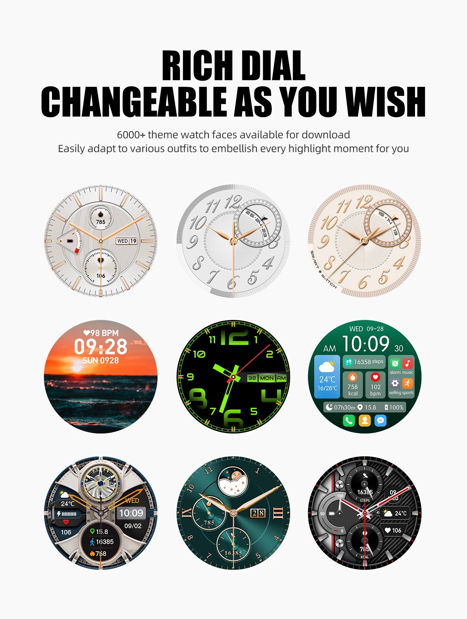 Đồng Hồ Thông Minh SK51: Màn Hình AMOLED, GPS, NFC