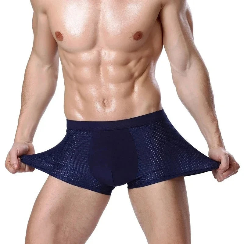 Men's Bamboo Boxer Shorts Breathable Deodorizing Super Soft