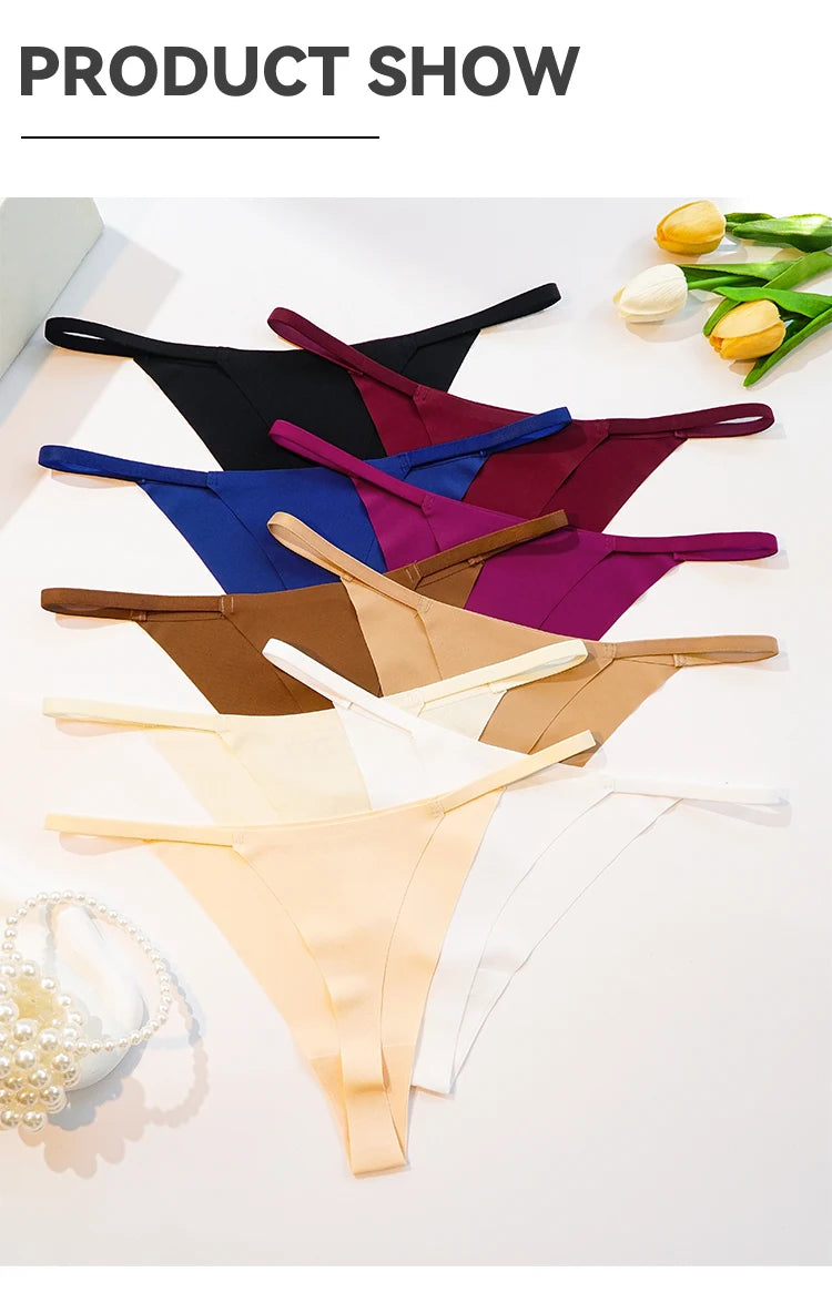 Set of 6 Sexy Seamless Low-Waist Women's Panties