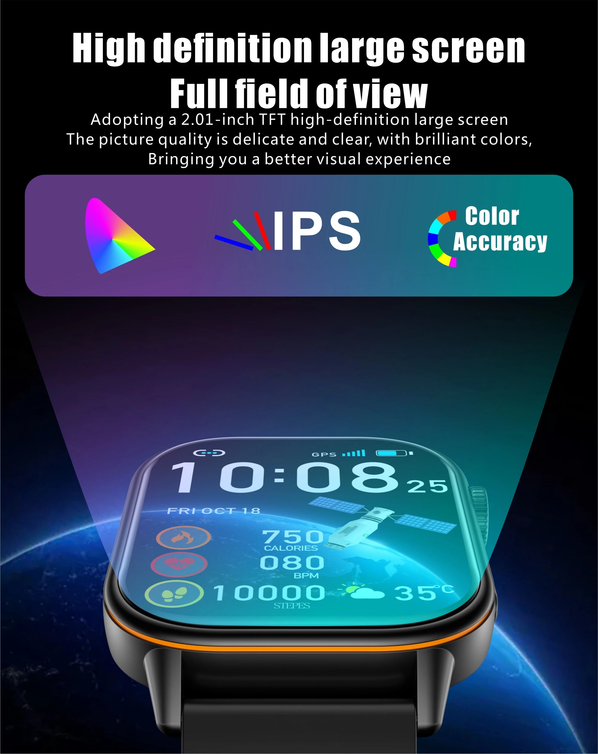 Multi-function AMOLED IP67 Smart Watch for Men and Women
