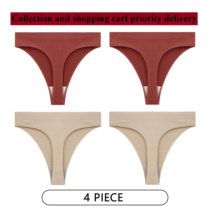 CINOON: Bộ 4 Quần Lót Nữ Sexy Thoáng Mát