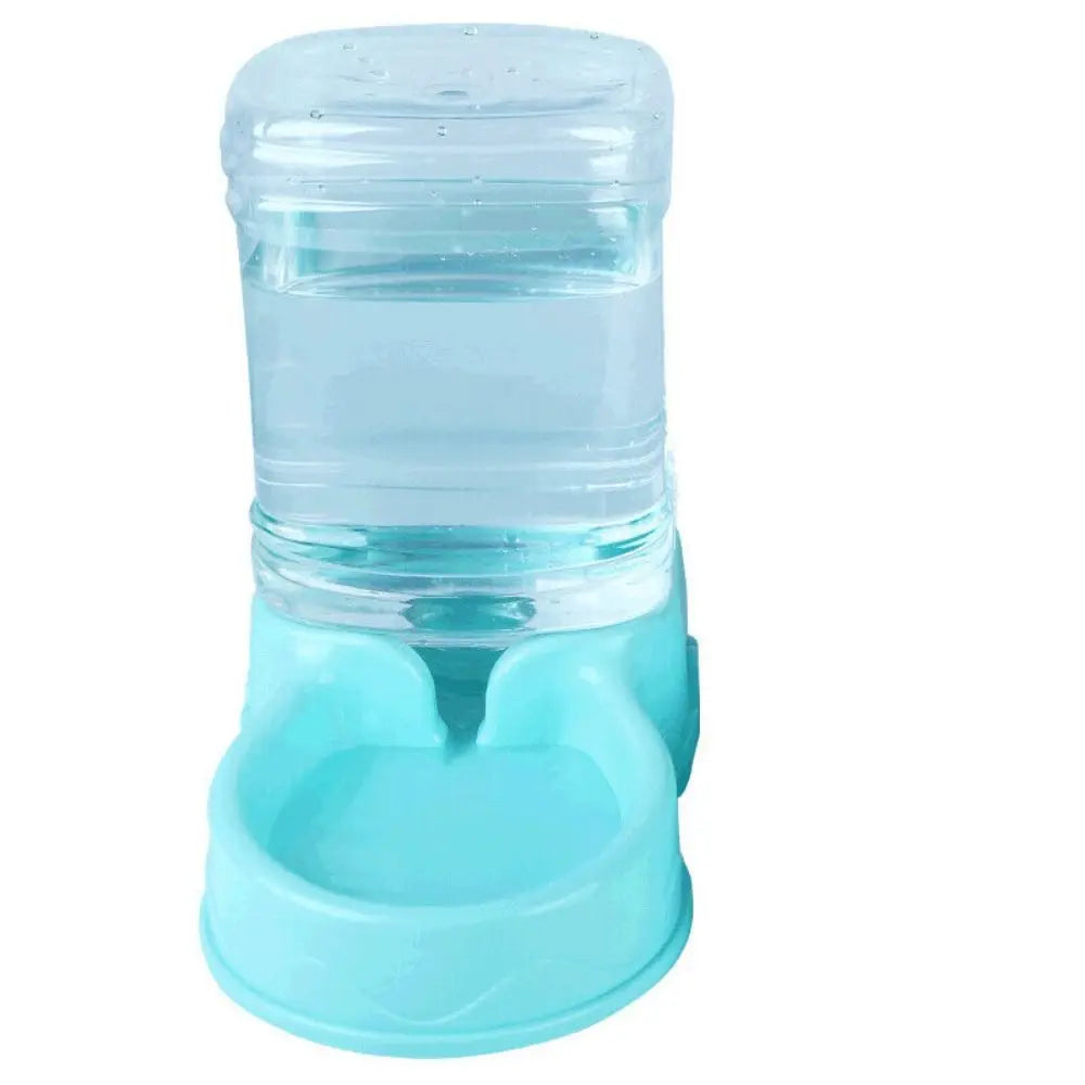 3.8L Automatic Pet Feeder Large Cat Dog Food Dispenser Water Fountain Drink Bowl - Daisan Mart