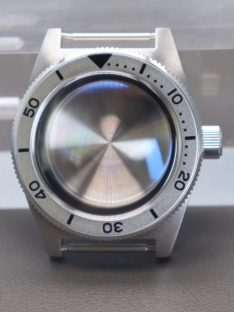 Modified Seiko 62MAS Diving 40mm Vintage Watch Cases Bubble Sapphire Crystal Glass Fit NH34 NH35 NH36 NH38 Movement 28.5mm Dial - Daisan Mart