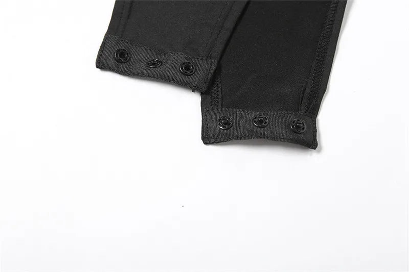 SylCue Sexy Fashion Bodysuits Women Wrapped Chest Backless Sleeveless Shaped Waist Skinny Stretch Street Wild Style Solid Tops