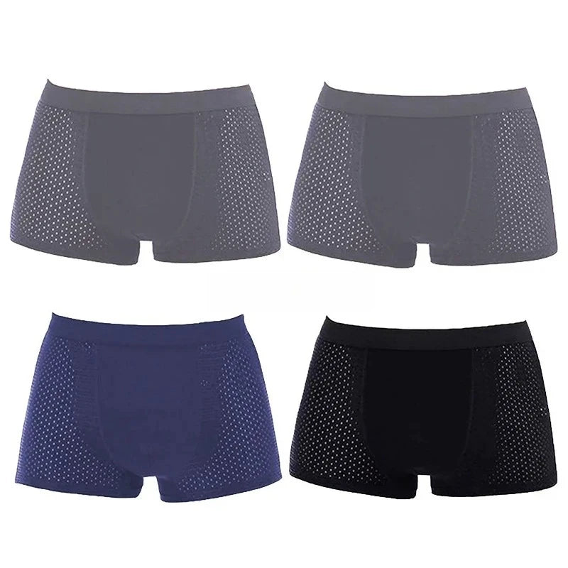 Men's Bamboo Boxer Shorts Breathable Deodorizing Super Soft