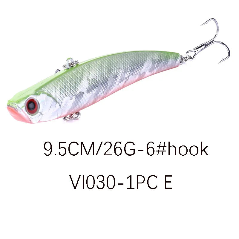 Sinking Crankbait Mini 9.5cm 26g Vibrating Fishing Lure 
