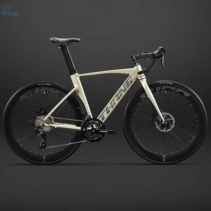 700C curved handle road bicycle 27 speed oil disc brake gravel bike ultralight aluminum alloy frame Road Racing bicicleta aldult - Daisan Mart