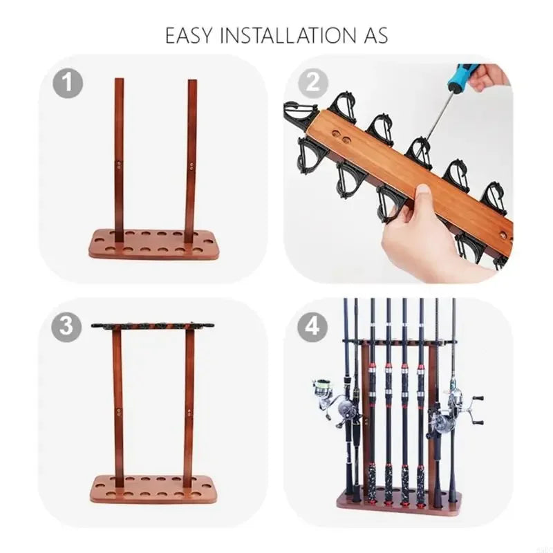 Giá Đỡ Cần Câu Đứng - Tổ Chức & Lưu Trữ Tiện Lợi