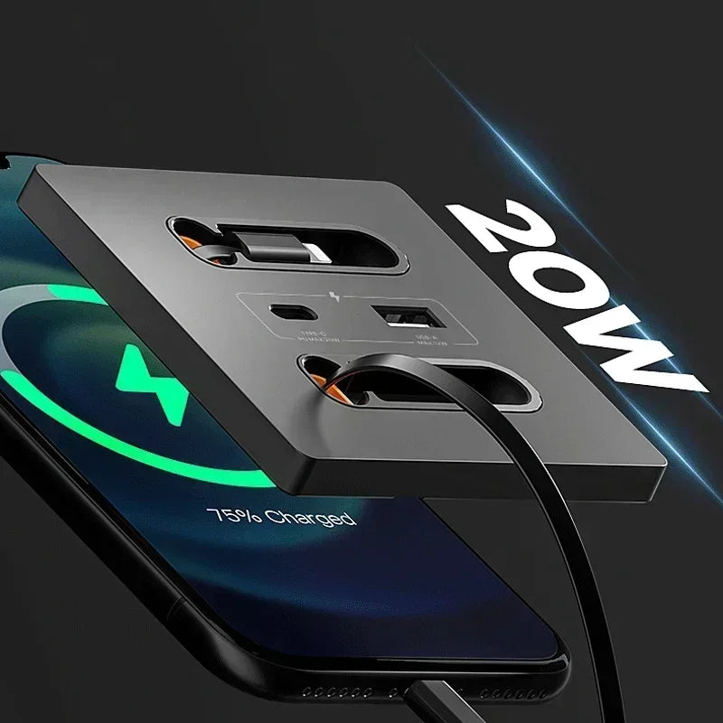 Smart Socket 20W Fast Charging USB C For Phone