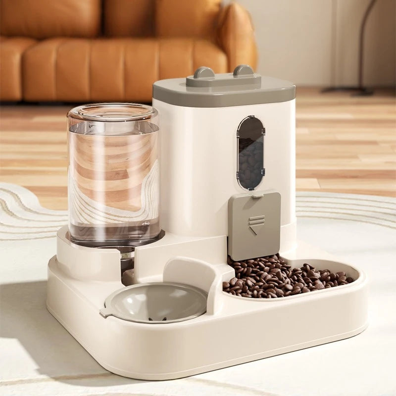 Máy Cho Ăn Uống Tự Động 2in1 Thông Minh Cho Thú Cưng - Daisan Mart