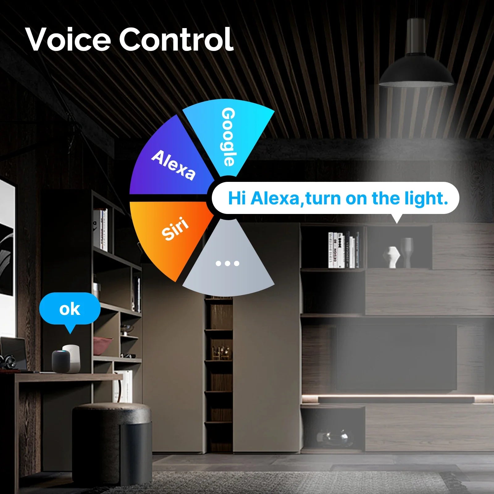 MOES Tuya Smart Switch Voice Control Mirror 