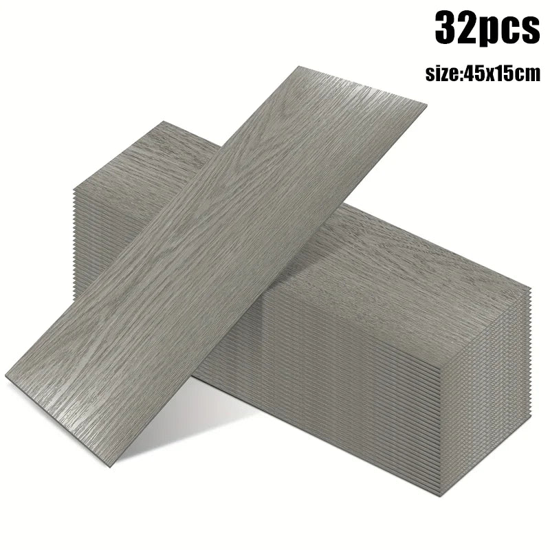 Peel and Stick Floor Tile Self Adhesive Vinyl Flooring Plank Waterproof DIY Wood Grain Wall Tile for Bedroom Kitchen Living Room