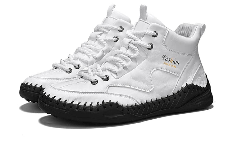 High Quality Men's Handmade Leather Shoes - Size 38-48, Anti-Slip