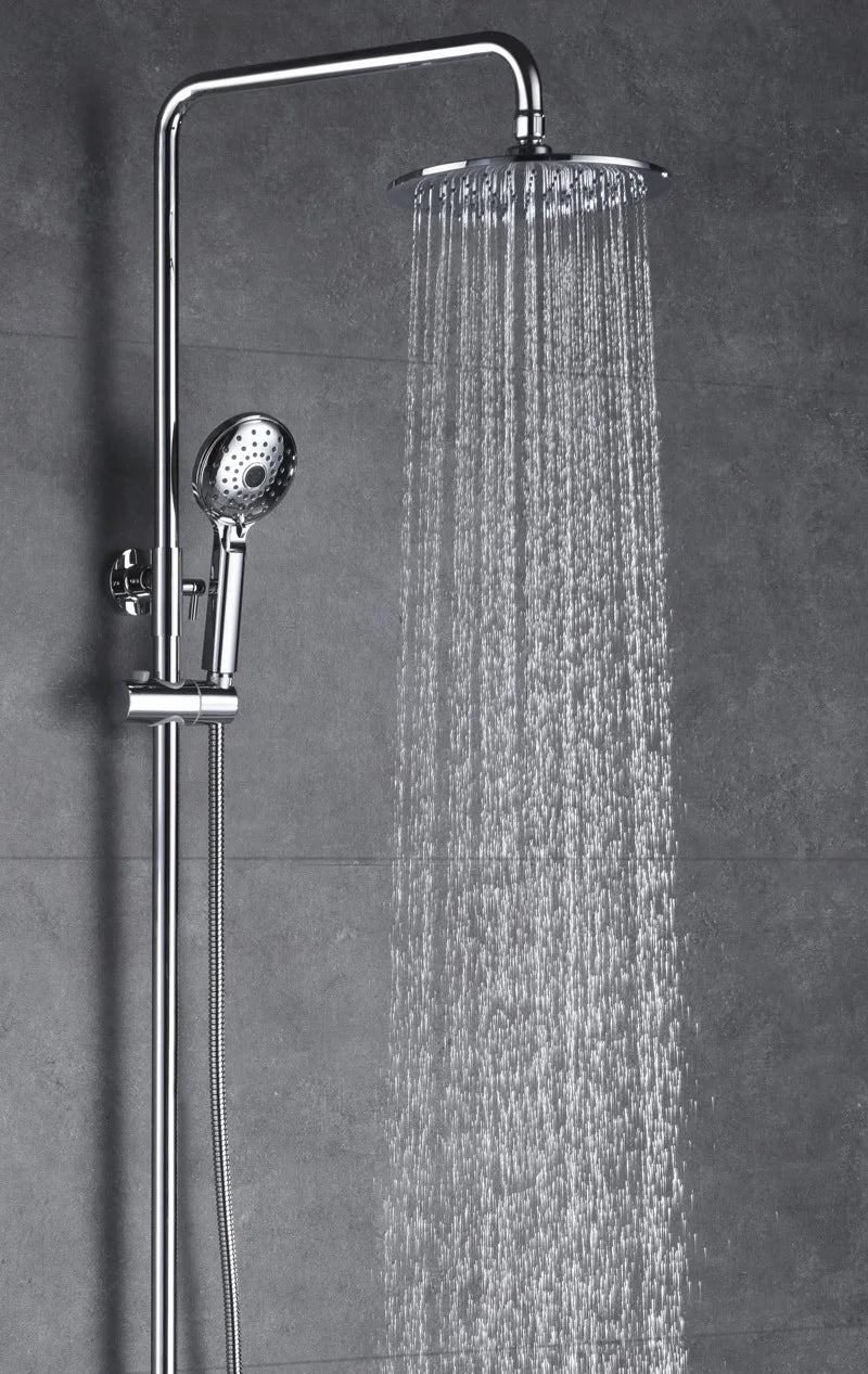 9-inch electroplated surface round concealed thin large top spray, shower head, bathroom accessories