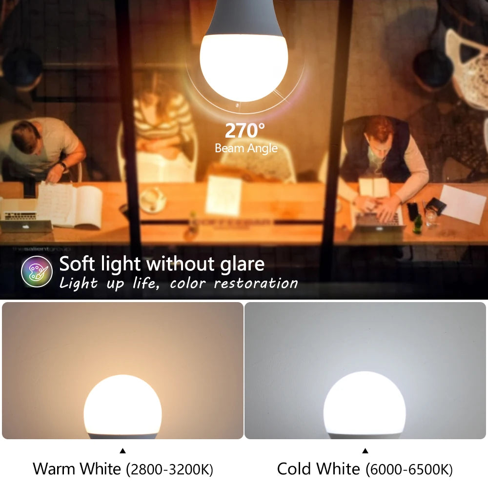 Bóng Đèn LED Siêu Sáng E27 3W-18W AC 220V-240V