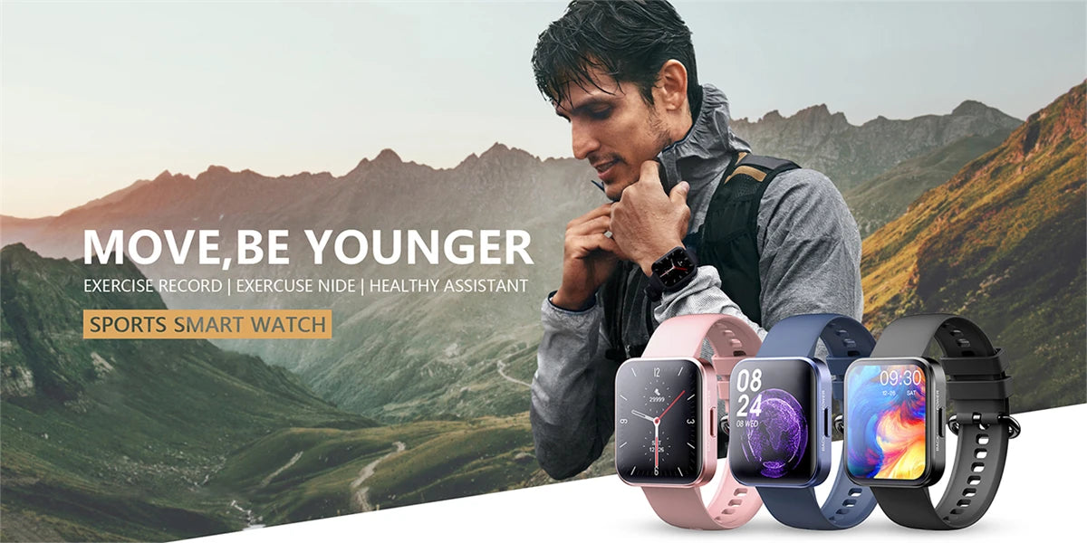 Multi-function Waterproof Smart Watch Health Tracker