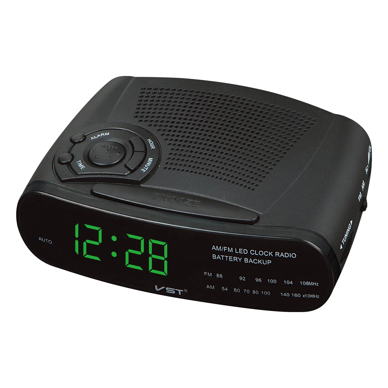 AM/FM LED Alarm Radio &amp; Snooze Function