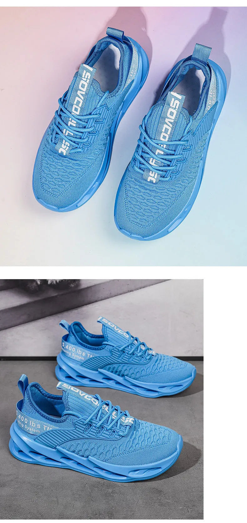 Unisex Pink Mesh Sneakers with Ultra Light Tongue Sole