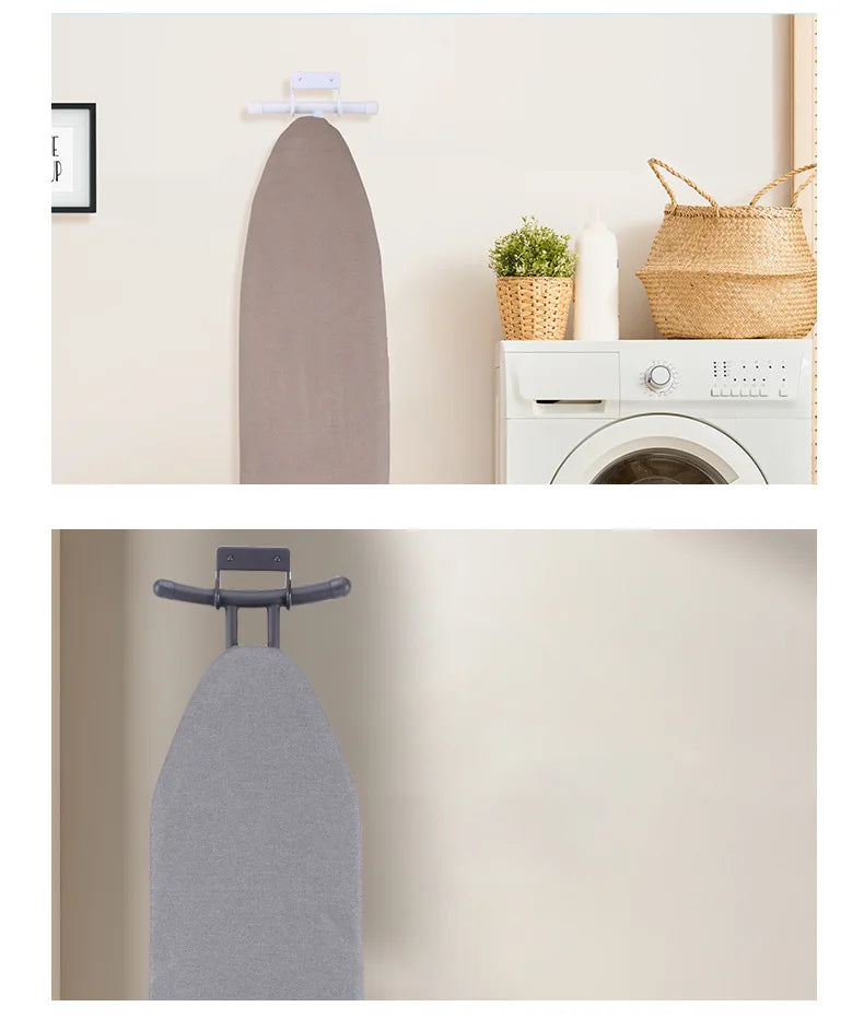 Iron Board Wall Rack Hanger Organizer Over Door Ironing Board Holder Ironing Hanger Ironing Board Holder for Rooms