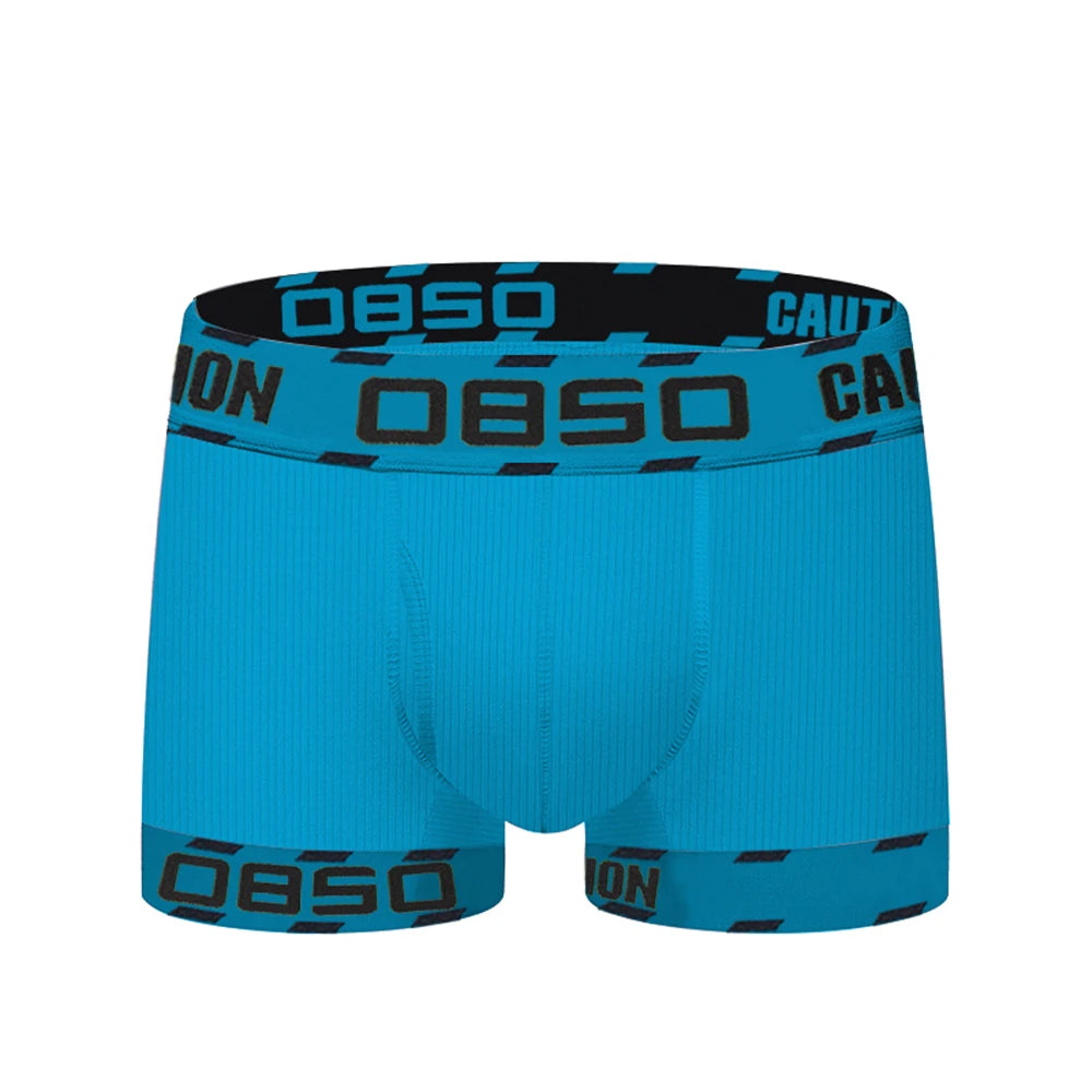 Men's Boxer Underwear Soft Cotton Sexy 3D Long