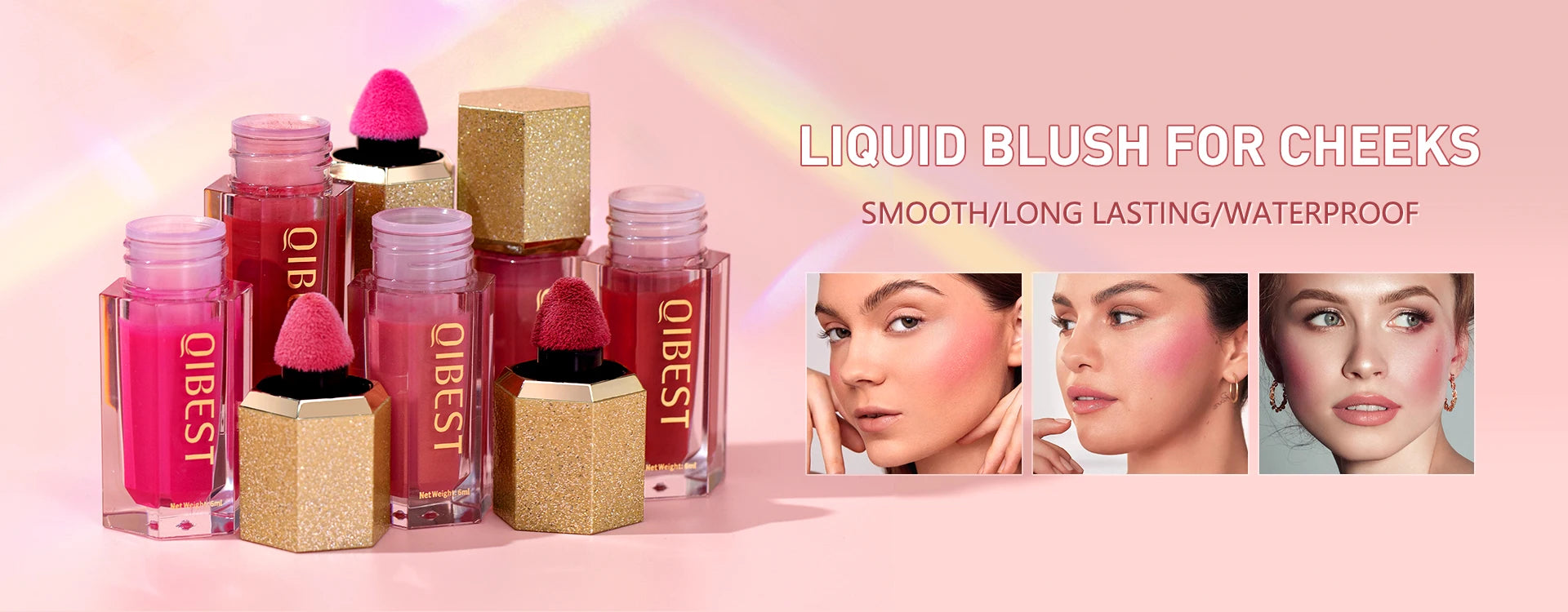 Son Kim Tuyến QIBEST Lâu Trôi Lấp Lánh Chống Nước