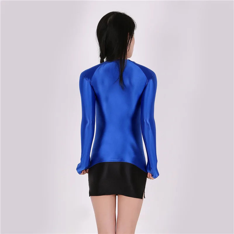 Áo body dài tay mỏng ôm, xuyên thấu sexy thời trang - Daisan Mart