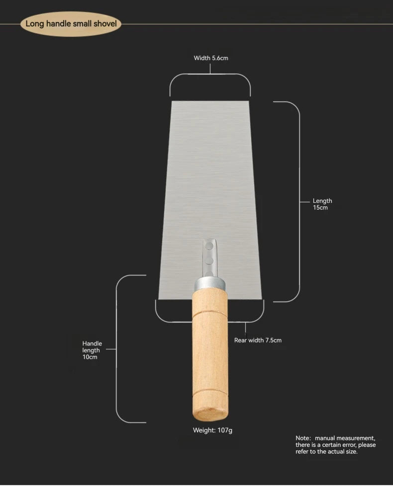 Serrated Trowel Tile Tiling Tool for Masons Workers Auxiliary Plastering Decoration Toothed Knife Ceramic Widened Large Boards