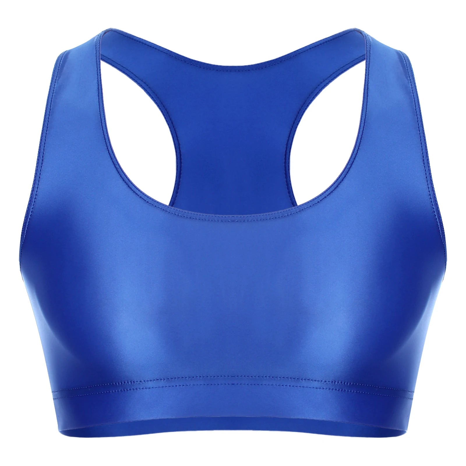 Áo Croptop Nam Thể Thao Bóng Đẹp U Neck Tập Gym Yoga