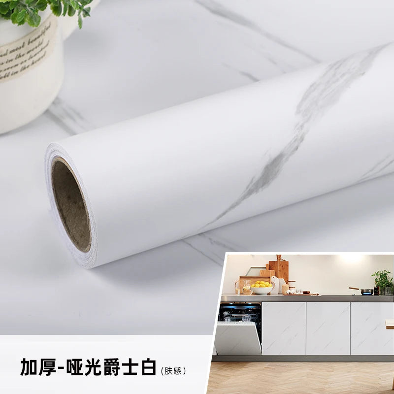 Decal Đá Cẩm Thạch Chống Thấm Dán Tủ Bếp 50cm