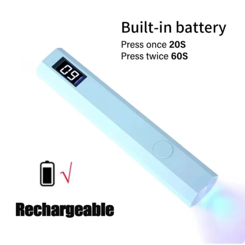 Đèn Sấy Gel Mini UV LED Cầm Tay - Sạc Nhanh USB