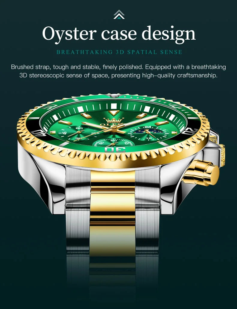 Đồng Hồ OLEVS Nam - Đẳng Cấp, Chống Nước, Thép Không Gỉ