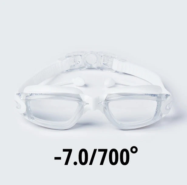 Kính Bơi Cận Thị HD Chống Mờ -8.0 Độ, Đa Dạng Tuỳ Chọn
