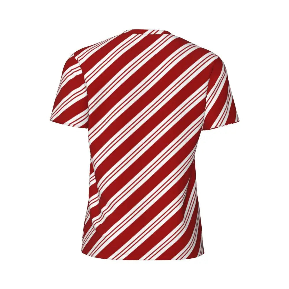 Stylish Mondrian Striped Men's Gym T-Shirt